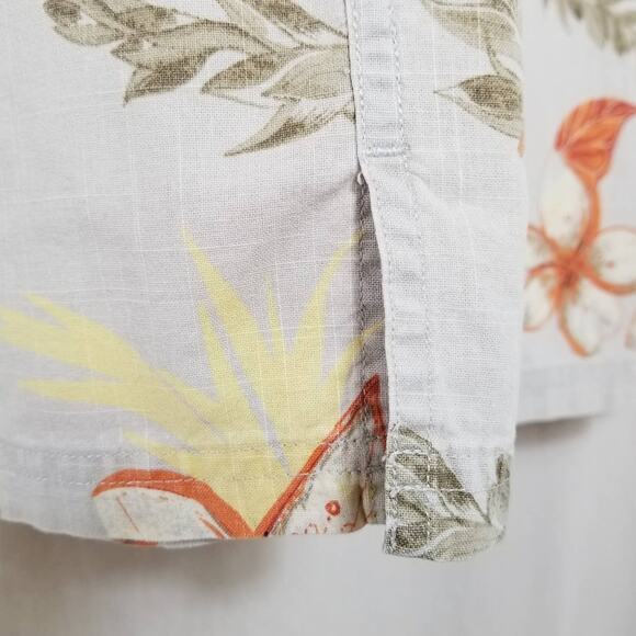 Croft & Barrow Hawaiian Tropical Button Up Short Sleeve Shirt M Tiki Polynesian - Picture 7 of 7